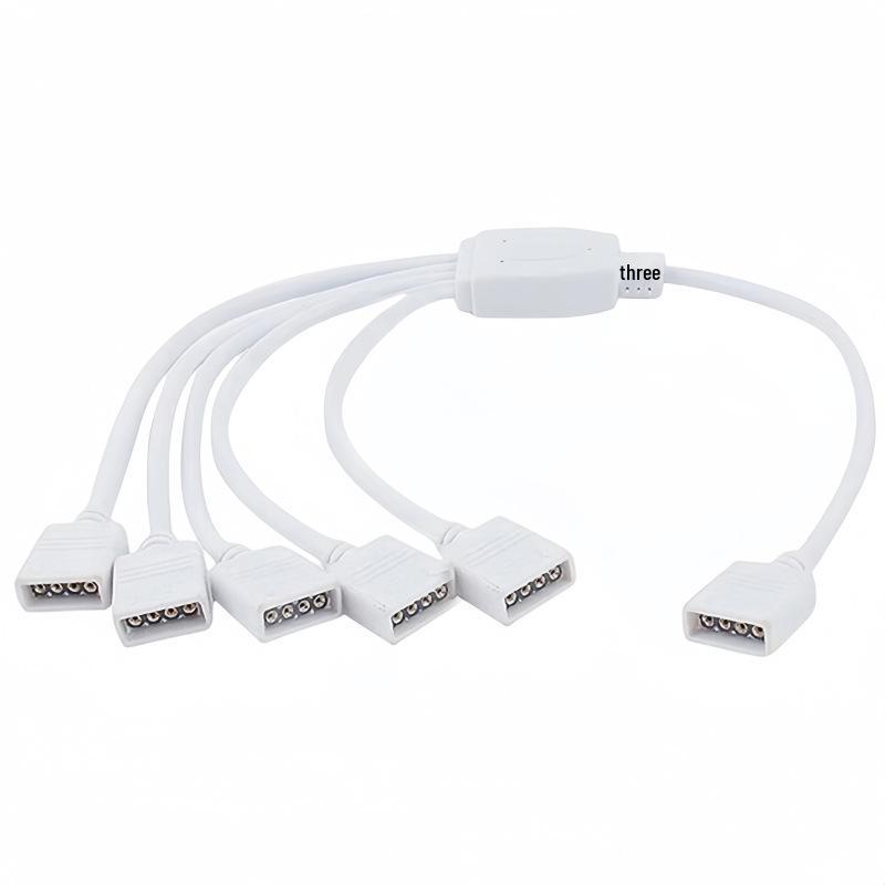 RGB LED Strip Controller Extension & Splitter, 4-Pin Multi-Head Adapter, 30CM-5M
