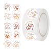 500pcs/Roll Paw Prints Stickers Colorful Cat Paw Stickers Animal Footprint Labels Decor For Birthday Party Decorations