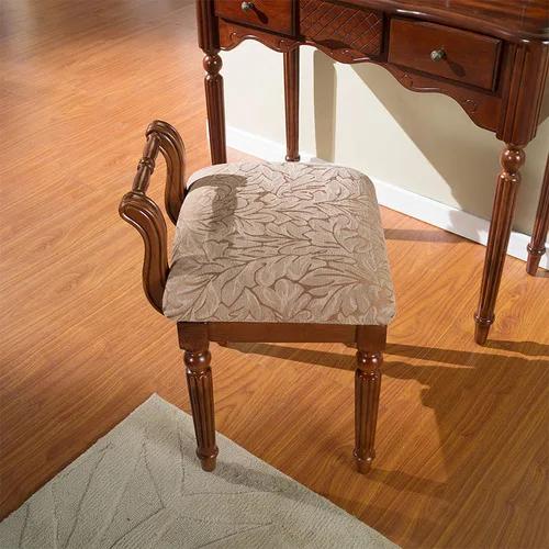 Американский табурет для туалетного столика из массива дерева, Современный простой табурет для макияжа, Европейская скамья для пианино, Стул для туалетного столика в спальне, Мода