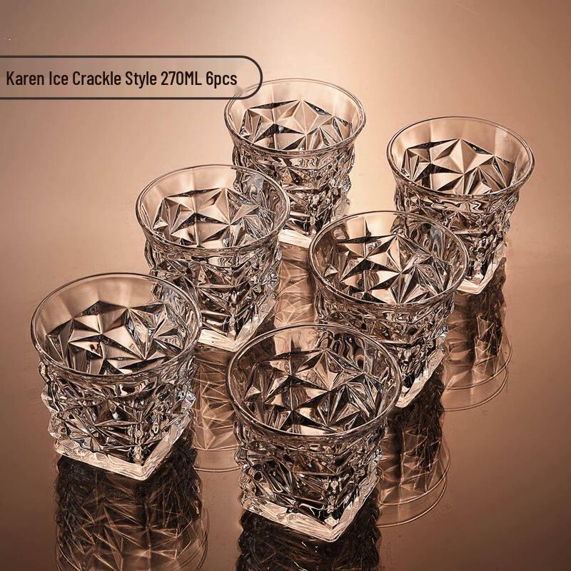 Qiwei Handmade Octagonal Crystal Whiskey Glass