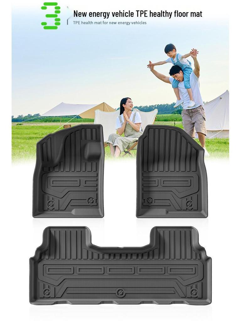 Eco-friendly TPE Floor Mats for 2024 Beijing BJ30: Car, Trunk, and Seat Backrest Mats
