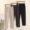 Yalu Women's Embroidered Casual Pants for Middle-Aged & Elderly