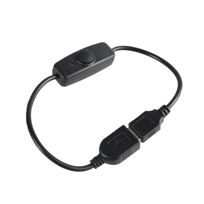 

32cm USB Power Extension Cord With Indicator Light And Power Switching Button for USB Devices Support 5V2A Charging 1