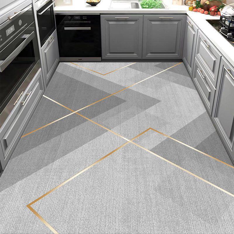 PVC Kitchen Thick Mats Waterproof Home Decoration Area Rug Large Anti-greasy Foot Mat Non-slip Carpet Modern Living Room Carpets