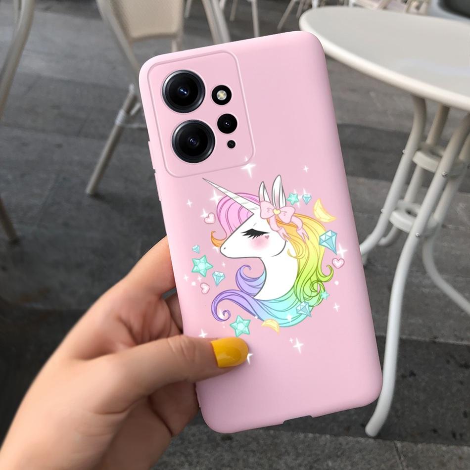 Case For Xiaomi Redmi Note 12 4G Note12 Pro Global Cute Sunflower Candy Color Soft Silicone Cover For Redmi Note 12 Pro 12Pro 5G