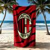 Ac Milan Strandtuch Schnelltrocknend Weiche Mikrofaser Bequem Leicht Geeignet Für Sport Reisen Schwimmen Yoga Badezimmer Strand Und Pool