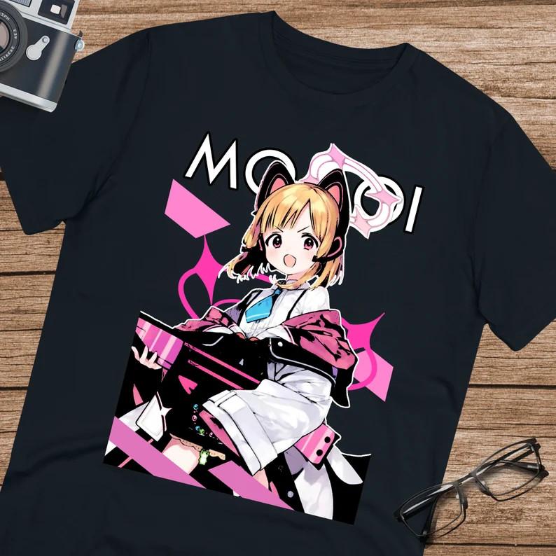 Anime Momoi Blue Archive  Size S - 5Xl Black Size S - 5XL Unisex T-Shirt XXXL
