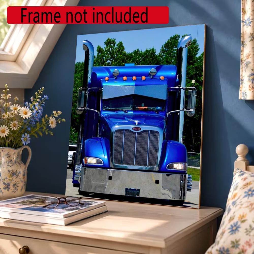 Kenworth 5D Diy Diamond Painting Round Diamond Mosaic Suitable For Beginners Diamond Painting Rhinestones Gift Frameless