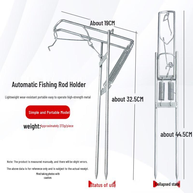 Автоматические двойные держатели для удочек WEZHO (2-Pack)