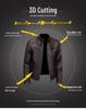 Men's Trendy American Stand-Collar Faux Leather Motorcycle Jacket with British and Korean Style