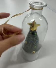 Weihnachtsbaum Flaschenpost