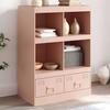 VidaXL Highboard Pink 67x39x95 Cm Steel, Cabinet, Storage Cabinet, Highboard, Sideboard, Tall Cabinet, 841800
