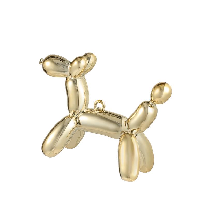 Gold Glitter Cartoon Ornament for Christmas Tree Decoration