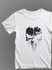 T-shirt con teschio