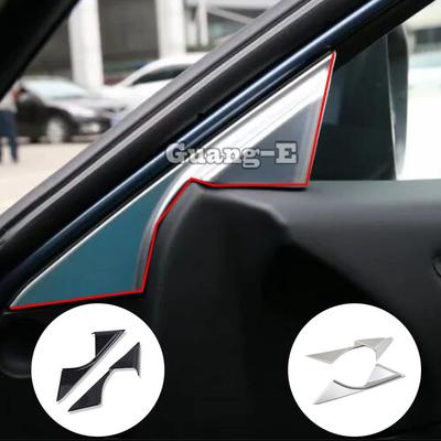 For Mazda6 Mazda 6 Atenza 2014 2015 2016 2017 2018 A Column Audio Speak Window Windshield Side Triangle Trim Sticker Frame