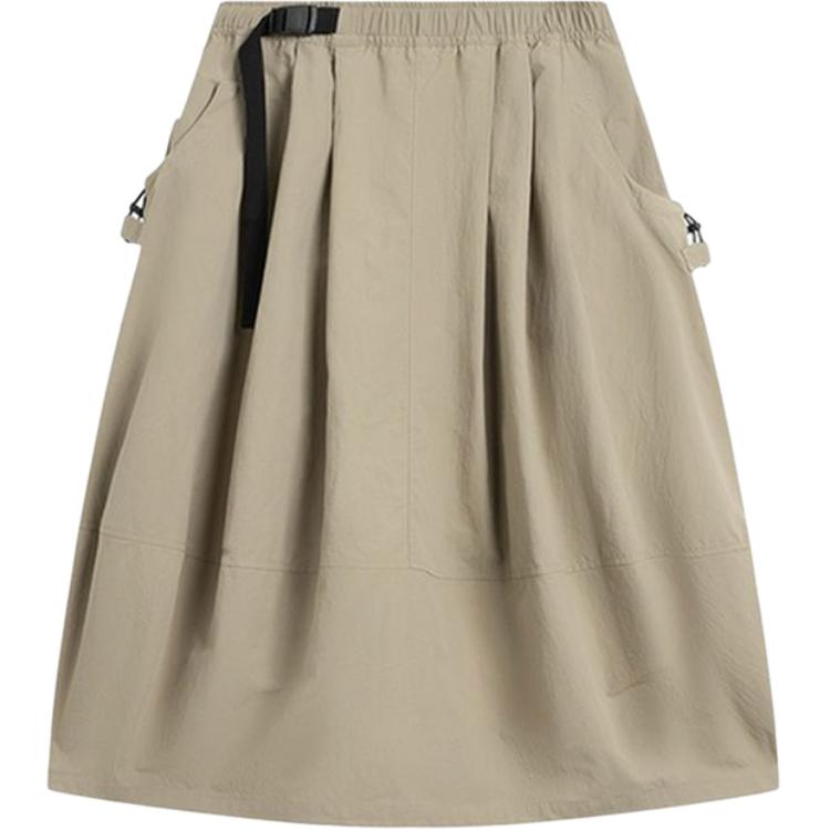 

Li-Ning Простая однотонная удобная универсальная повседневная длинная юбка женская юбка ASKV294-4 S