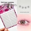 10-Row Autumn Leaf & Sunflower Faux Eyelashes - Flat, Glue-Free