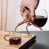 TLXT Wood Chip Glass Coffee Sharing Pot
