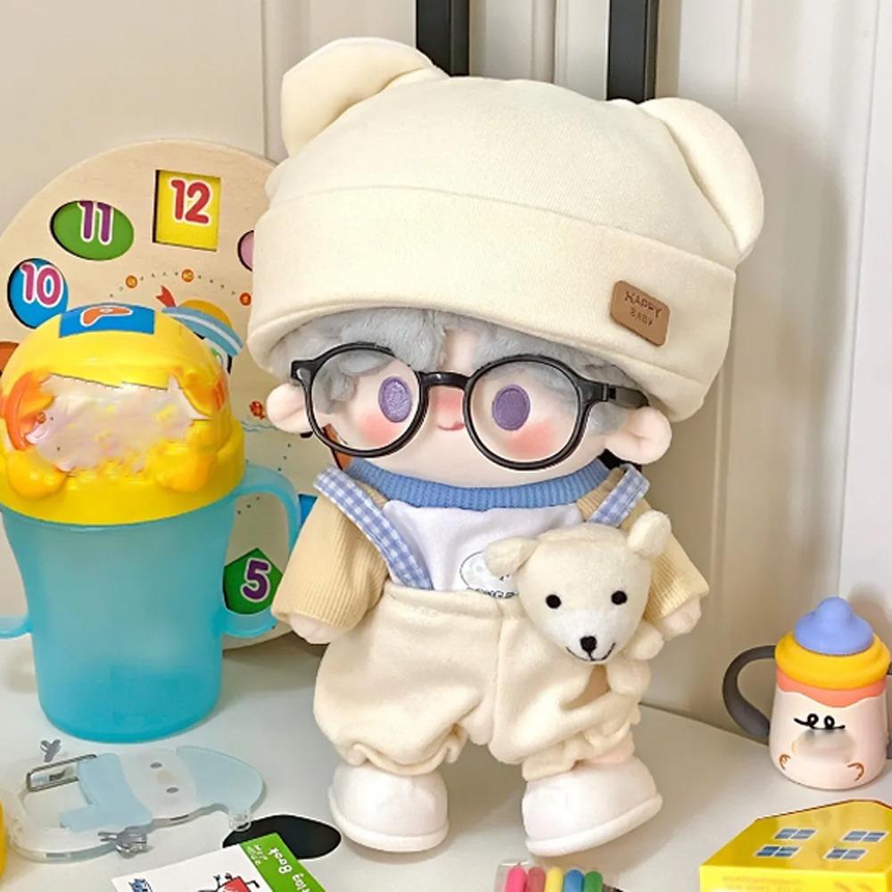 

1 set Bear Hat Cotton Doll s Clothes Cartoon Set Plush Doll Clothes Children s Gift style 1