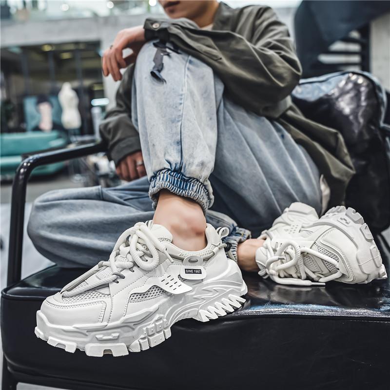 Nové módní pánské nízké pohodlné boty Four Seasons prodyšné ležérní tenisky