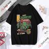 Classic A Wild Cthulhu T Shirt Unisex Short Sleeve Leisure Cat or Monster Tee Kaiju Lovecraft Movie Cthulhu Shirt