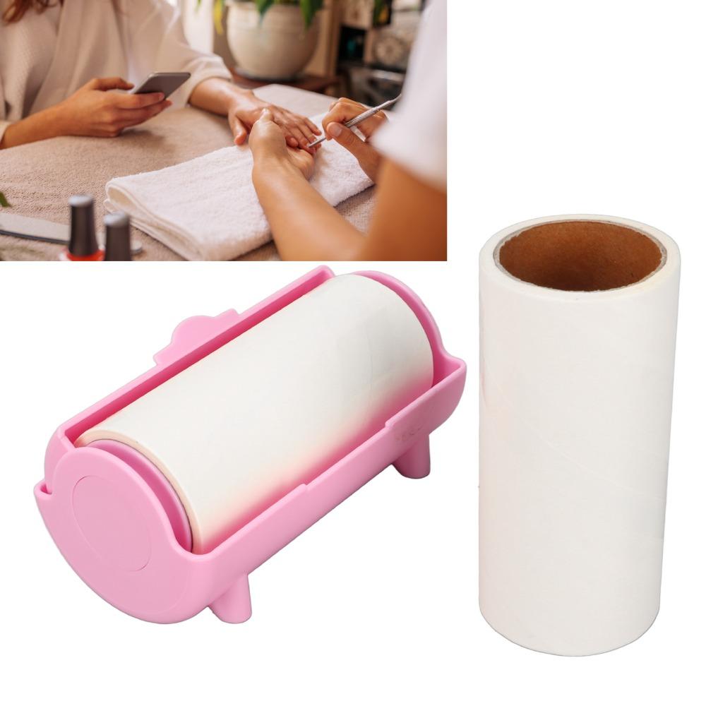 2pcs Pink Nail Art Stamper Nail Stamper Cleaner Paper  Daily Salon Nail Art Auxiliary Consumable