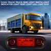Side Marker Lights For Trailer Trucks Waterproof Tail Lights Marker LED Lamps Vehicle Night Driving Light With High Brightness