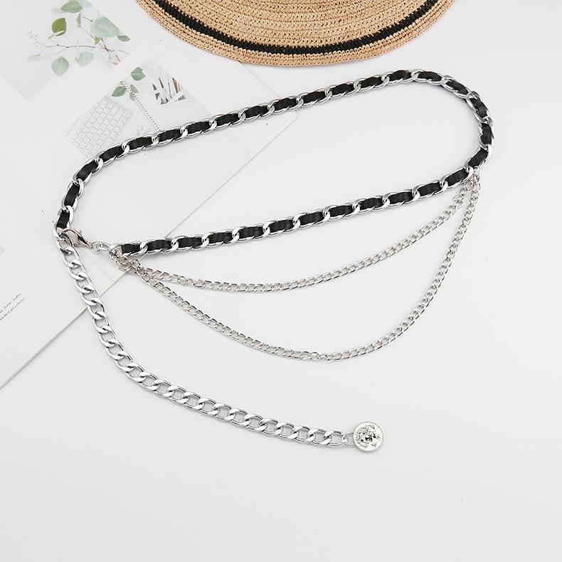 

Цепочка на талию женская, аксессуары, декоративная, премиум, свитер, юбка, тренд маленький аромат , металлическая цепочка