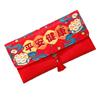 Traditional 2025 New Year Money Bag Cloth Red Pocket Cartoon Lucky Money Packet  Kids Gift