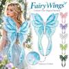 Colorful Butterfly Wings Wearable Angel Wings Fantasy Dress Up Wings  Festival Costume