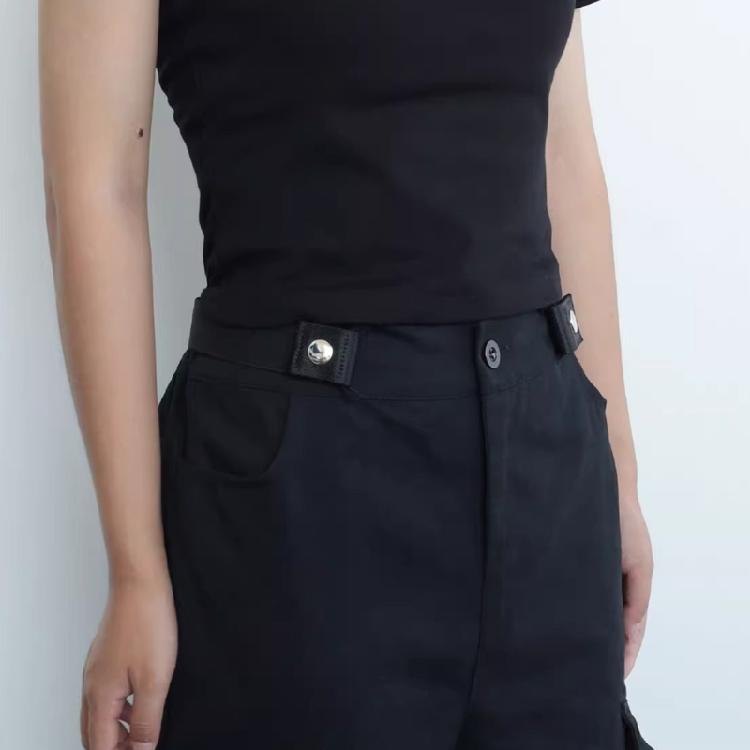 Adjustable Pants Belt Simple Elastic Waist Belt Casual Formal Waist Shaper Band