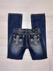 European American Slim Fit Elastic Denim Jeans - Autumn/Winter Retro Style
