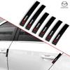For Mazda 6Pcs Rubber Anti Collision Strip Car Door Rearview Mirror Protector Stickers For Mazda 3 6 CX-3 CX-5 CX-7 CX-9 CX3 CX5