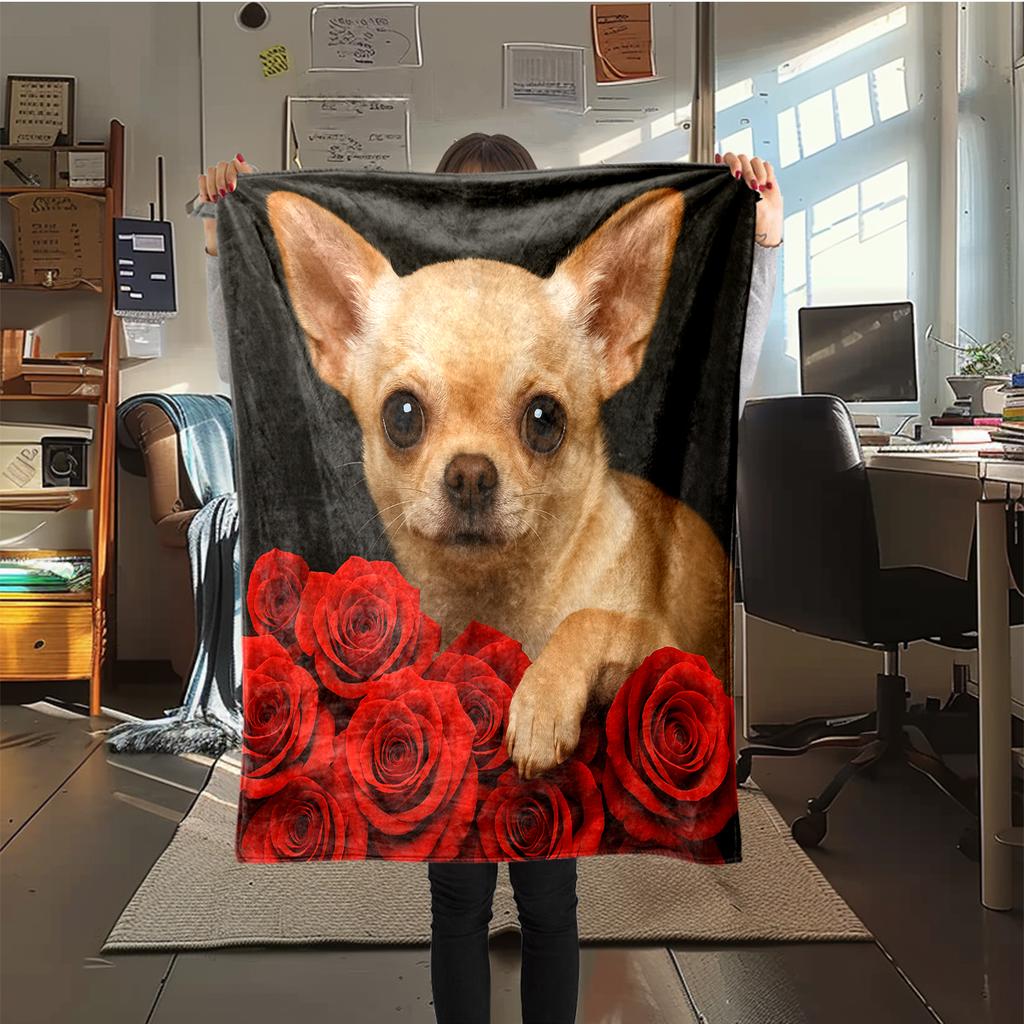 1 шт. Фланелева ковдра з мультяшним принтом, Висока якість, Зручна для всіх сезонів, Декор для дому, Тепло та затишок, Ідеальний подарунок на Різдво, День народження