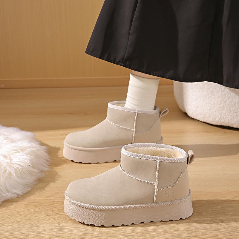 

Универсальные женские зимние модные ботинки с коротким голенищем, бархатные, с утолщенной теплой хлопковой подкладкой 40 серый