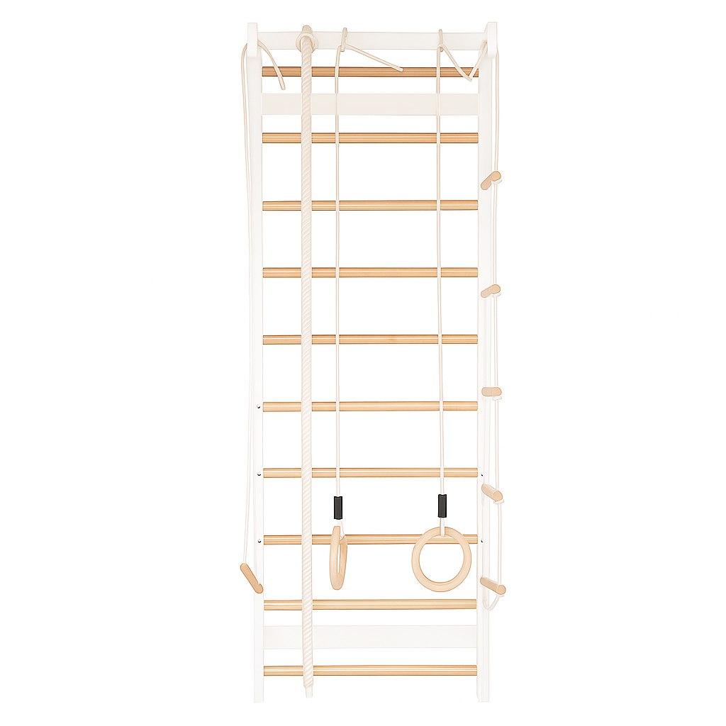 Gymnastic ladder Cherry Plus - white-wood