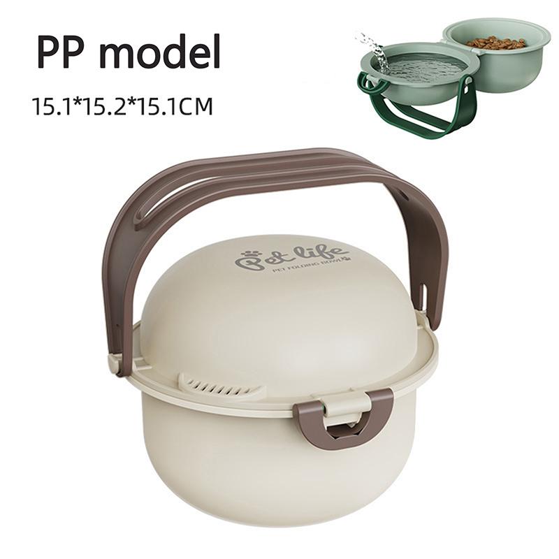 

Большая складная миска для питья и еды для собак и домашних животных, складная двухслойная, для улицы, миски-кормушки для домашних собак, товары для домашних животных, портативные миски для собак