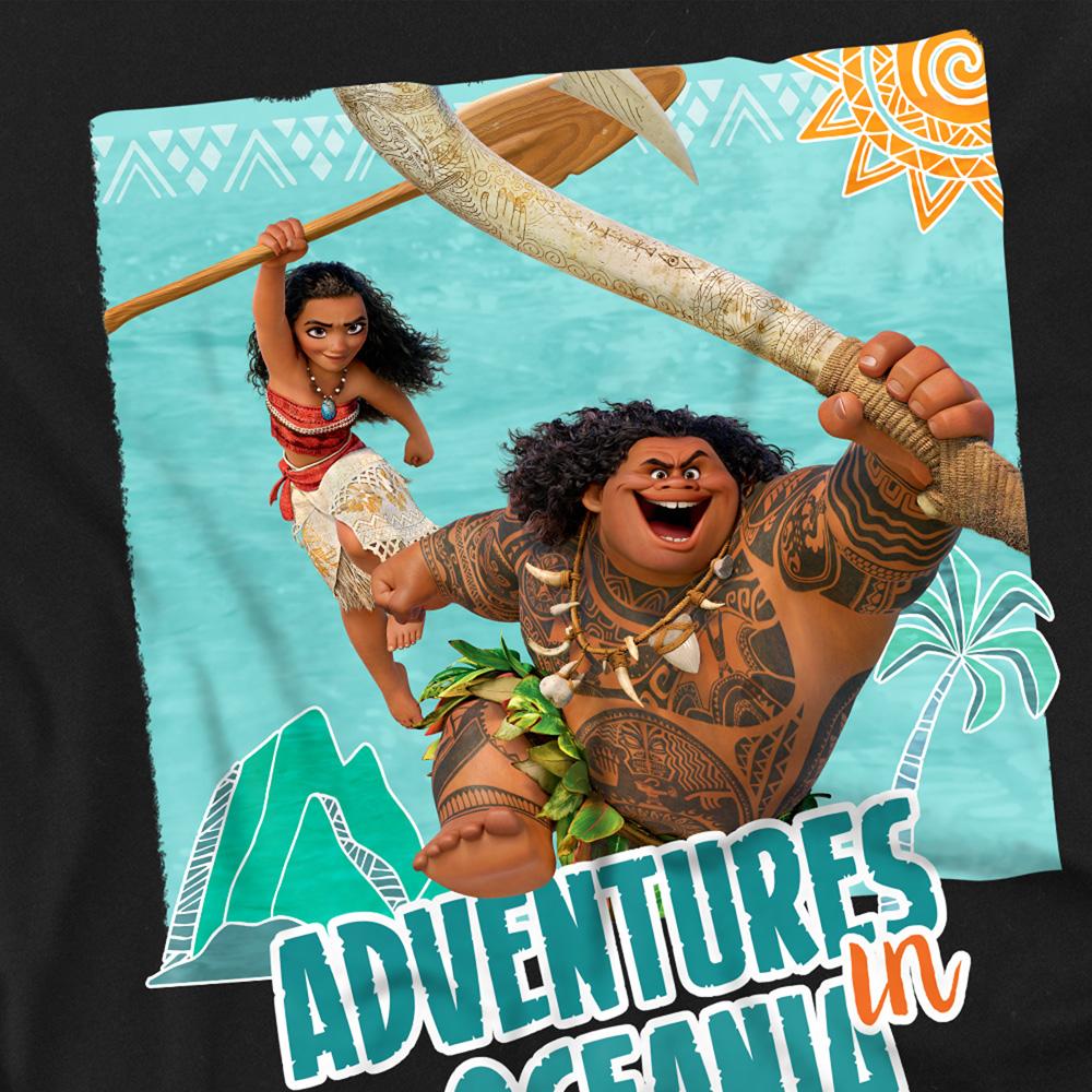 Moana Unisex Adult Adventures In Oceania Maui Moana T-Shirt