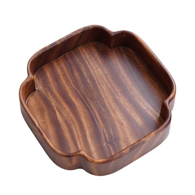 Walnut Wood Desktop Snack and Nut Tray