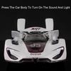 1:32 Scale SRT Tomahawk XVGT Rolls Royce Dawn Alloy Car Model Toy Music Light Pull Back Supercar Models Kids Desktop Ornaments