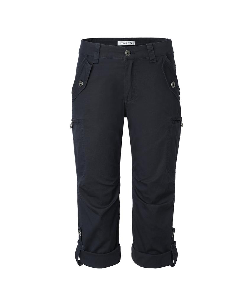 Pantalon cargo Capri enroulable Mileko Bleu marine
