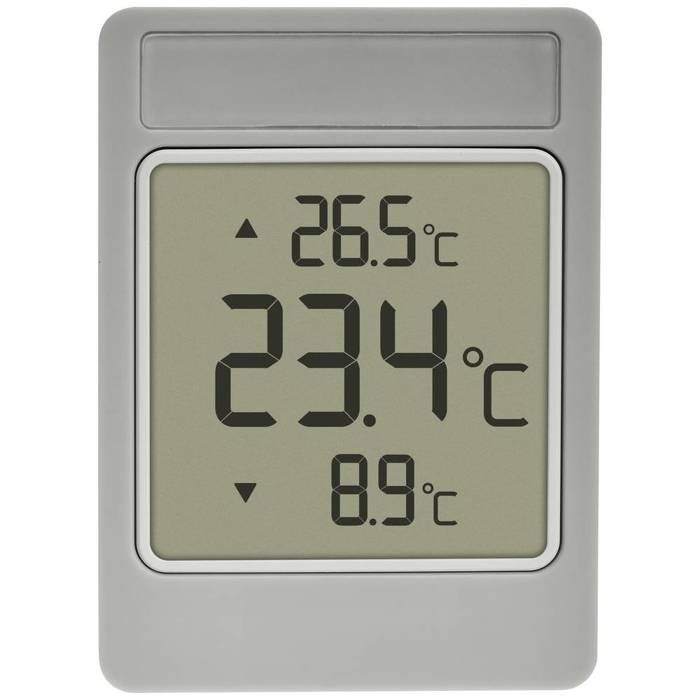 TFA Dostmann Digitales Fensterthermometer WINDOO Thermomètre de fenêtre gris 30.1067.15