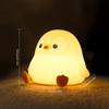 Cute PenguinBaby Night Light Kids Bedroom Rechargeable Animal Silicone Nursery Night Lamp Touch Control Nightlight for Baby Gift