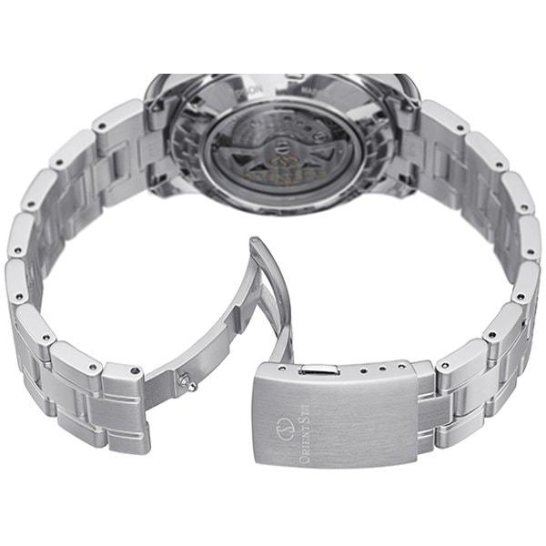 Orient Herren RK-AT0004S (Zeitgenössische Halbskelett-Herrenuhr) Runde Uhr Silber Edelstahl