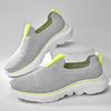 Fashion Running Shoes Men Lightweight Mesh Comfortable Flat Casual Walking Shoes Slip on Unisex Sneakers for Men Lightweight Casual Shoe