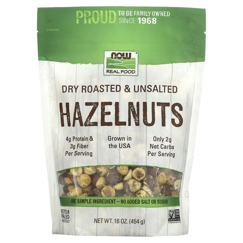 Hazelnuts, Dry Roasted & Unsalted, 16 oz (454 g)