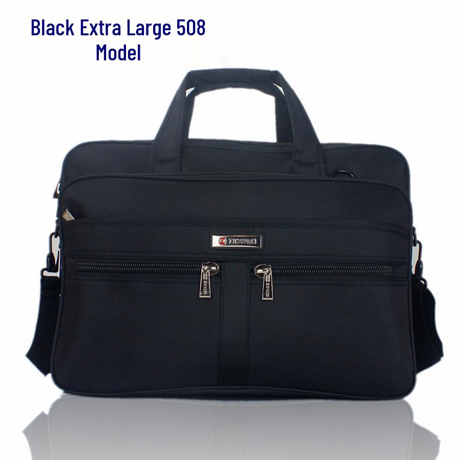 Extra Large Men's Oxford Cloth Travel Laptop and Business Shoulder Bag