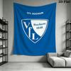 VfL Bochum 1848 Wandteppich Ästhetischer Wandbehang Bedruckter Stoffdecke Dekorative Wandteppiche für Schlafzimmer Wohnzimmer Heimdekoration