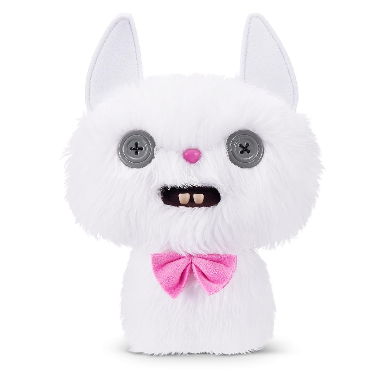 Fuggler Chats de Ruelle Peluche 23 cm par ZURU - Animal en Peluche Monstre Drôle et Moche avec des Dents Humaines