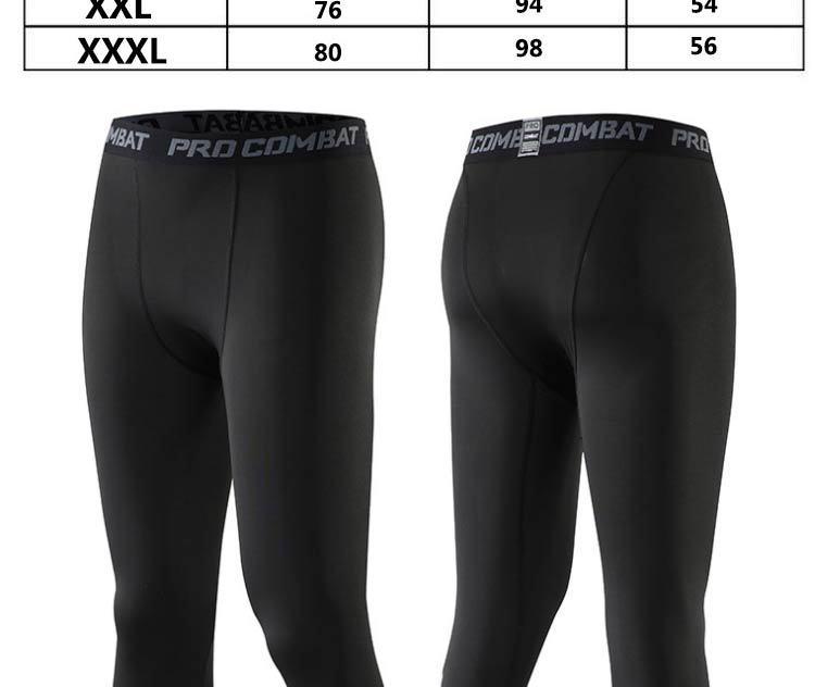 Men's Seven-Point Compression Tights for Basketball and Sports Training